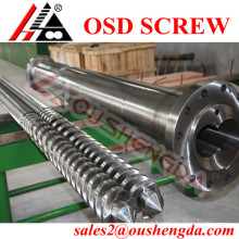 Bimetallic extruder screw barrel/ vented screw cylinder